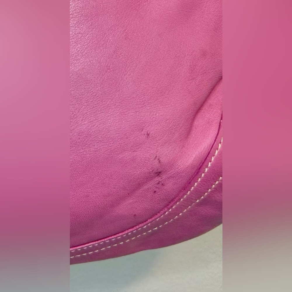 ✨ Vintage Coach 9248 Pink Leather Shoulder Bag | Y2K Era | Rare Color ✨ - Picture 6 of 6